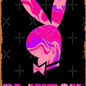 shvieiart 8 X 12 Metal Signs - Playboy Bunny Vintage Look Metal Tin Poster