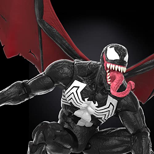 Spider-Man Marvel Legends Series 60th Anniversary , Knull and Venom 2-Pack King in Black 6-inch Action Figures, 5 Accessories