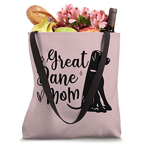 Great Dane Mom Great Dane Lady Dog Lover Great Dane Owner Tote Bag