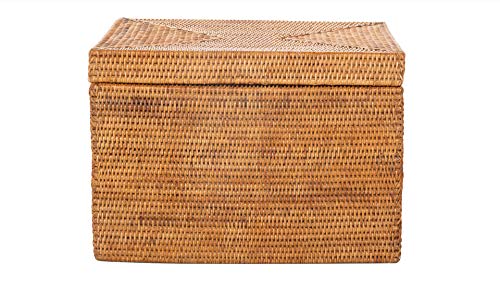 Kouboo La Jolla Rattan Box, Honey-Brown