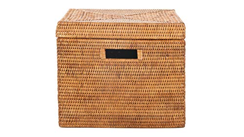 Kouboo La Jolla Rattan Box, Honey-Brown