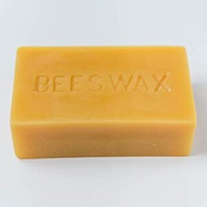 2-pack of 1lb Beeswax Block (not a candle) - 100% Pure Beeswax, hand-poured and family-run - by Gammy's Beezwax Candles