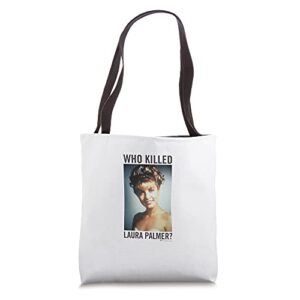 twin peaks who killed laura palmer tote bag