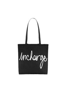 diane von furstenberg women’s incharge tote bag, black, one size
