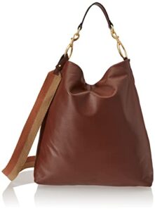 vince camuto womens valda tote, chocolate craving, one size us