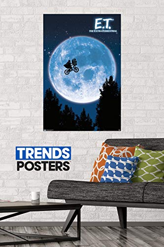 Trends International 24X36 E.T. The Extra-Terrestrial-One Sheet Wall Poster, 24" x 36", Unframed Version, Bedroom