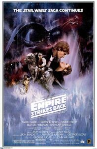trends international 24x36 star wars: the empire strikes back – one sheet 2 wall poster, 24″ x 36″, unframed version