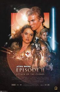 trends international 24x36 star wars: attack of the clones – one sheet wall poster, 24″ x 36″, unframed version
