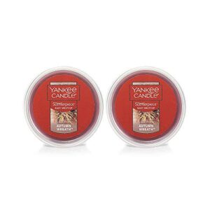 yankee candle 2 pack of autumn wreath scenterpiece easy meltcup