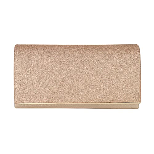 ZHANNI Evening Bag Clutch Purses for Women Ladies Sparkling Party Handbag Wedding Bag Prom Clutch(Gold)