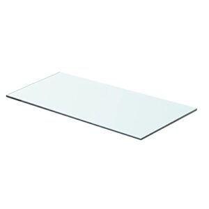 shelf panel glass clear 23.6″x9.8″glass floating shelves bathroom shelf bathroom storage organizer shelf
