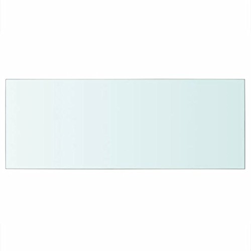 Shelf Panel Glass Clear 23.6"x9.8"Glass Floating Shelves Bathroom Shelf Bathroom Storage Organizer Shelf