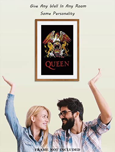 XIHOO Christ-EZ Queen Crest large fabric poster/flag - Matte poster Frameless Gift 12 x 18 inch(30cm x 46cm)