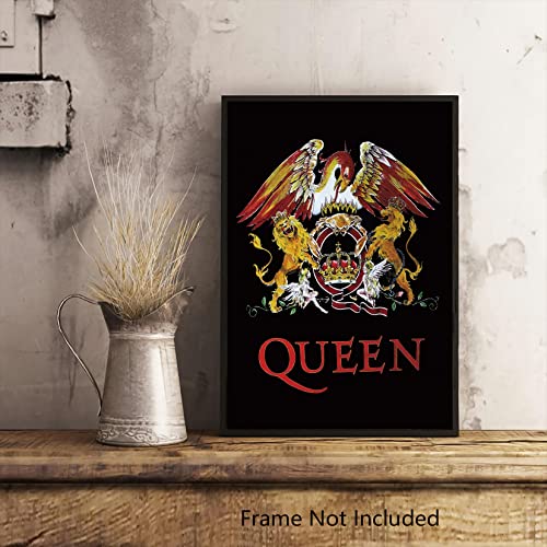 XIHOO Christ-EZ Queen Crest large fabric poster/flag - Matte poster Frameless Gift 12 x 18 inch(30cm x 46cm)