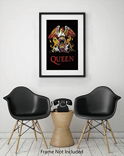 XIHOO Christ-EZ Queen Crest large fabric poster/flag - Matte poster Frameless Gift 12 x 18 inch(30cm x 46cm)