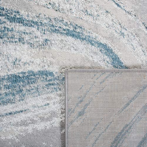 SAFAVIEH Orchard Collection 8' x 10' Grey / Gold ORC617H Modern Abstract Area Rug