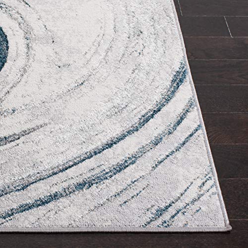 SAFAVIEH Orchard Collection 8' x 10' Grey / Gold ORC617H Modern Abstract Area Rug