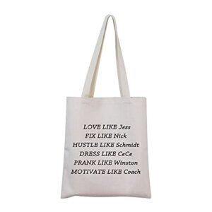 tsotmo girl tv show inspired gift novelty canvas tote bags girl tv series fans gift girl (love canvas)