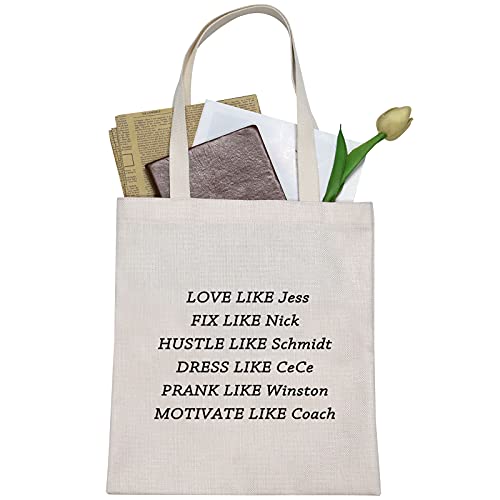 TSOTMO Girl TV Show Inspired Gift Novelty canvas tote bags Girl TV Series Fans Gift Girl (Love canvas)