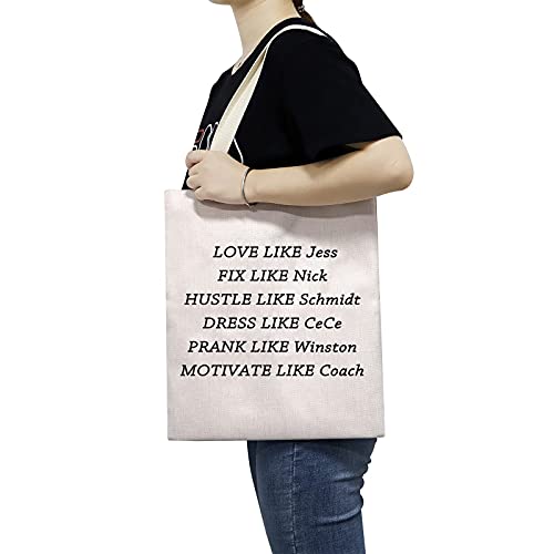 TSOTMO Girl TV Show Inspired Gift Novelty canvas tote bags Girl TV Series Fans Gift Girl (Love canvas)