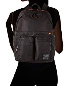 Mandarina Duck Unisex's Backpack, Black, Taglia Unica