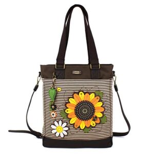 Chala Handbags Sunflower Work Tote Shoulder Bag - Flower Lover