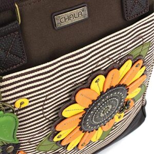 Chala Handbags Sunflower Work Tote Shoulder Bag - Flower Lover