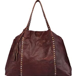 OLD TREND Genuine Leather Birch Tote Bag (Brown)