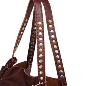 OLD TREND Genuine Leather Birch Tote Bag (Brown)