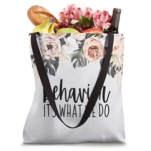 ABA Therapist Gift For Behavior Therapy Tote Bag