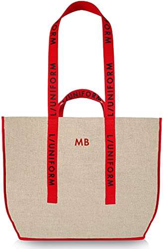 L/Uniform, Tote Bag, Red