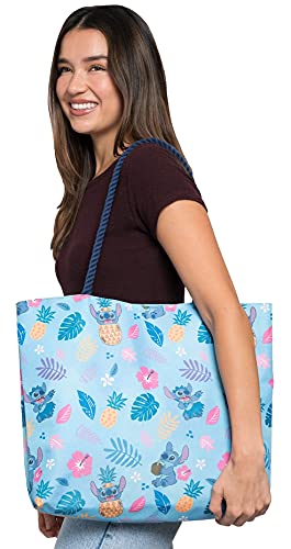 Disney Tote Lilo and Stitch Hawaiian Beach Print Travel Bag