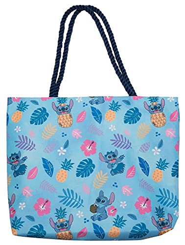 Disney Tote Lilo and Stitch Hawaiian Beach Print Travel Bag