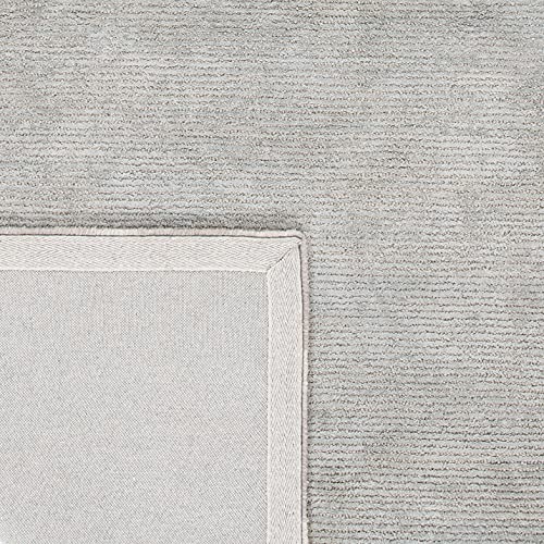 SAFAVIEH Himalaya Collection 5' x 8' Grey HIM152F Handmade Premium Wool & Viscose Area Rug