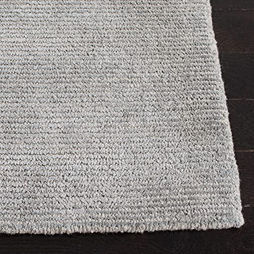 SAFAVIEH Himalaya Collection 5' x 8' Grey HIM152F Handmade Premium Wool & Viscose Area Rug