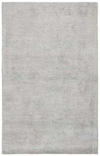 SAFAVIEH Himalaya Collection 5' x 8' Grey HIM152F Handmade Premium Wool & Viscose Area Rug