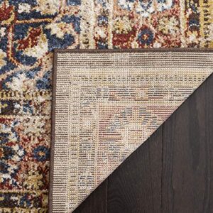 SAFAVIEH Bijar Collection 2'3" x 4' Brown / Rust BIJ652D Traditional Oriental Distressed Non-Shedding Living Room Bedroom Accent Rug