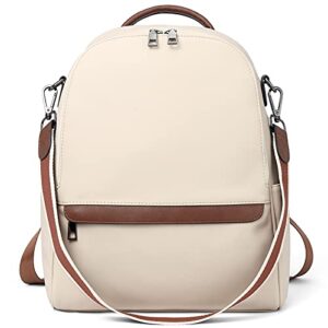 bromen backpack purse for women leather anti-theft travel backpack fashion college shoulder handbag
