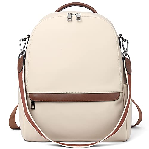 BROMEN Backpack Purse for Women Leather Anti-theft Travel Backpack Fashion College Shoulder Handbag