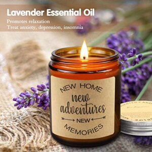 Aromaflare Scented Candles Gifts for New Home House Warming Lavendar Candle Women Men Housewarming Presents Funny Friendship Gift for Best Friend BFF