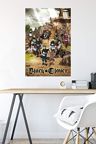 Trends International Black Clover - Group Wall Poster, 22.375" x 34", Unframed Version