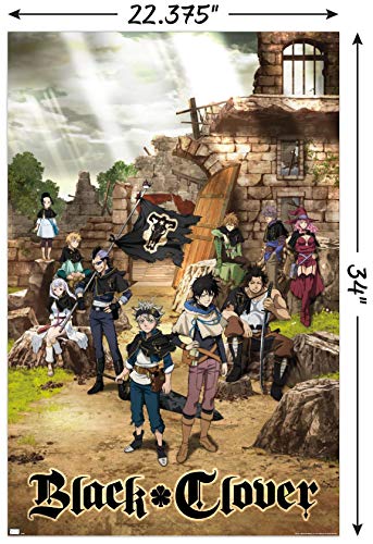 Trends International Black Clover - Group Wall Poster, 22.375" x 34", Unframed Version