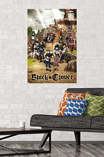 Trends International Black Clover - Group Wall Poster, 22.375" x 34", Unframed Version