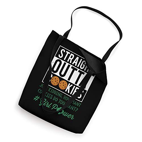 Straight Outta Cookies Girls Cookie Dealer Scouting Scout Tote Bag