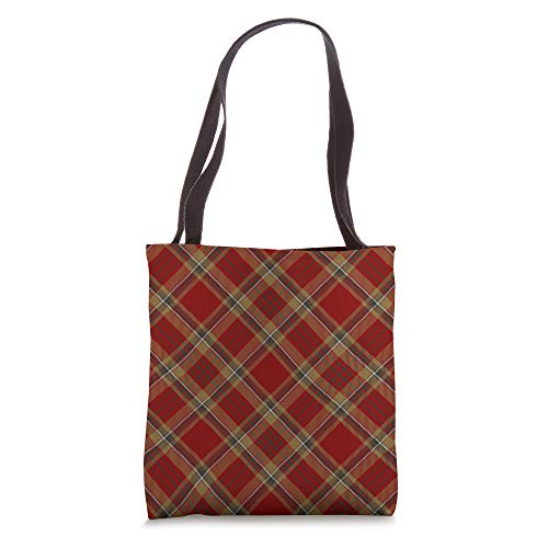 County Tyrone Irish Tartan Plaid Tote Bag