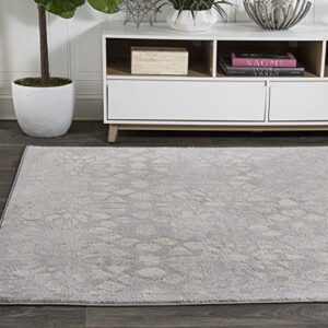 JONATHAN Y MDP405A-3 Roma Ornate Geometric Tile Indoor -Area Rug Vintage Transitional Contemporary Casual Easy-Cleaning Bedroom Kitchen Living Room Non Shedding, 3 X 5, Grey