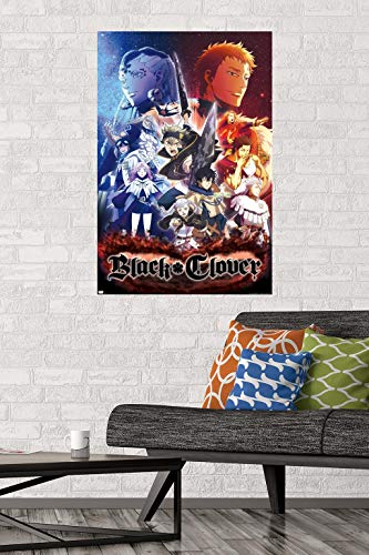 Trends International Black Clover - One Sheet Wall Poster, 22.375" x 34", Unframed Version