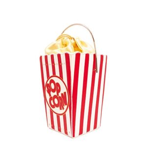 Bewaltz Novelty Handbags, Fun Shape Purse Chainstrap Tween Style Fresh Popcorn Striped