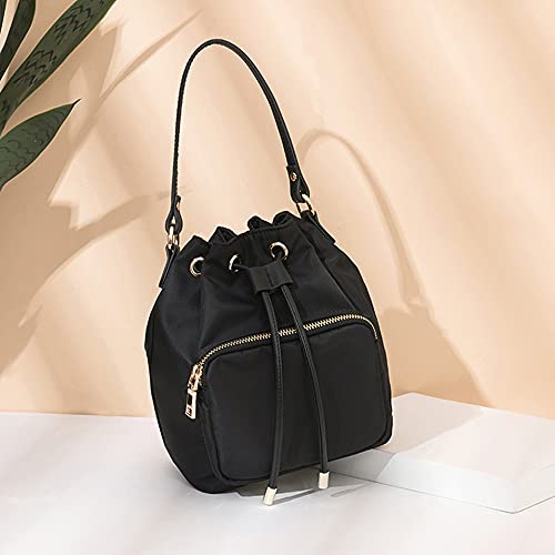 Bucket bag women handbag nylon shoulder bag canvas bag Korean messenger bag