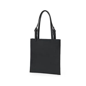 canvas bag handbag female this year’s new popular nylon shoulder bag fashionable oxford cloth handbag (black, s)